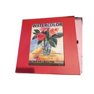New Introduction To WaterColor Techniques of Painting By Spicebox Kit book paint